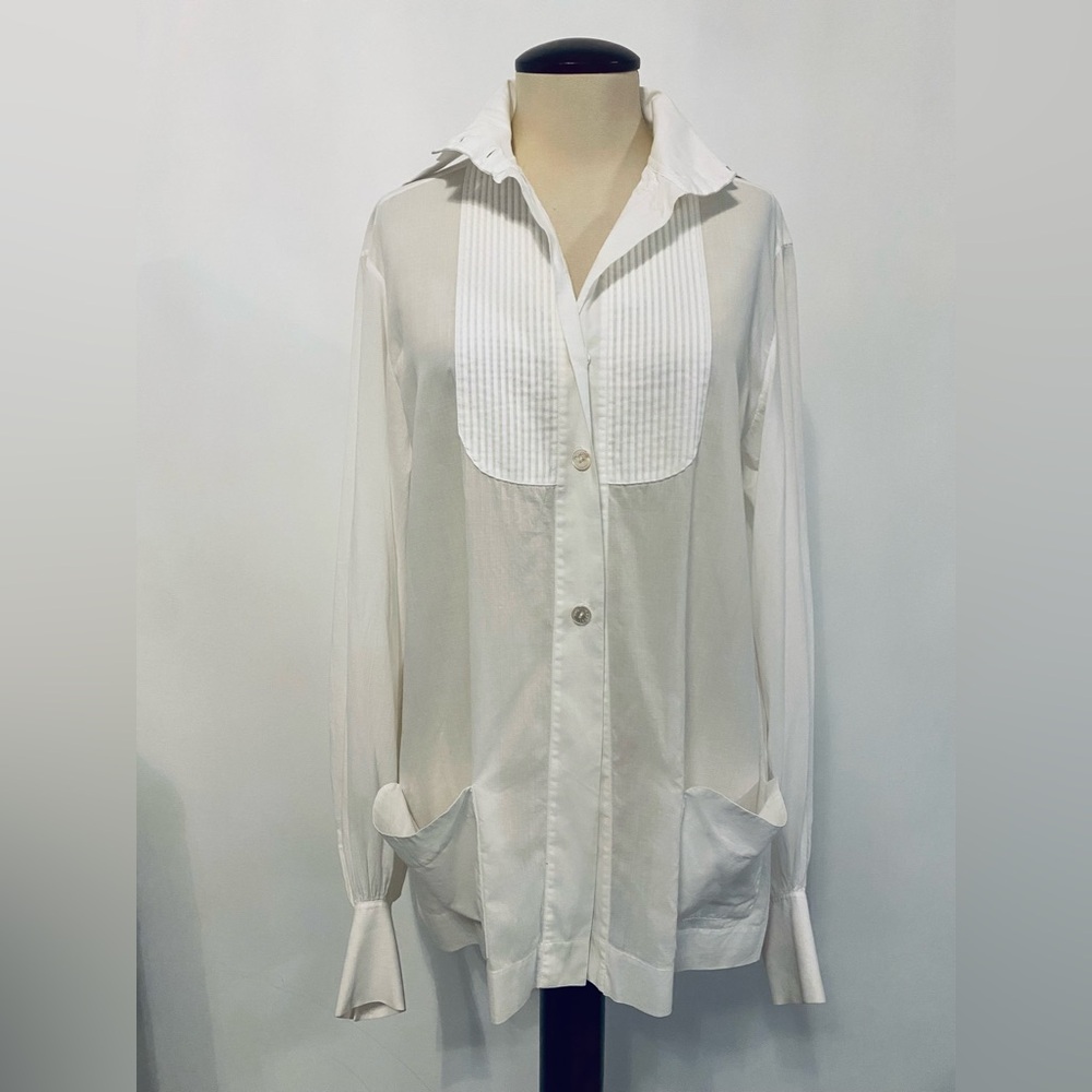 Elegant White Women's Blouse